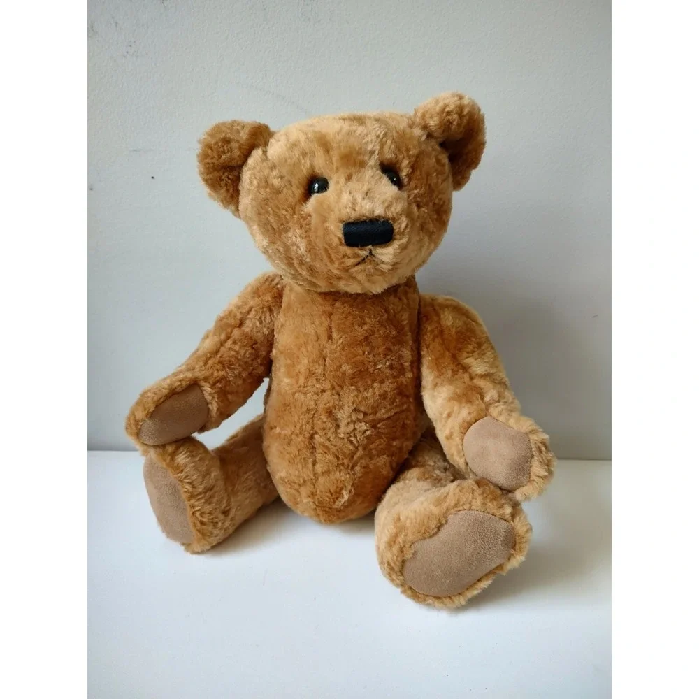 Smithsonian Institution teddy bear jointed brown soft